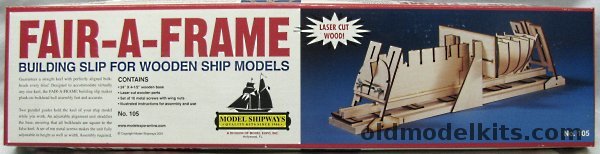 Model Shipways Fair-A-Frame Building Slip for Wooden Ship Models, 105 plastic model kit